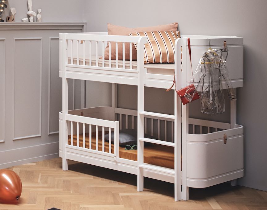Child Sleep On A Top Bunk Bed, Bunk Bed For Toddler And Infant