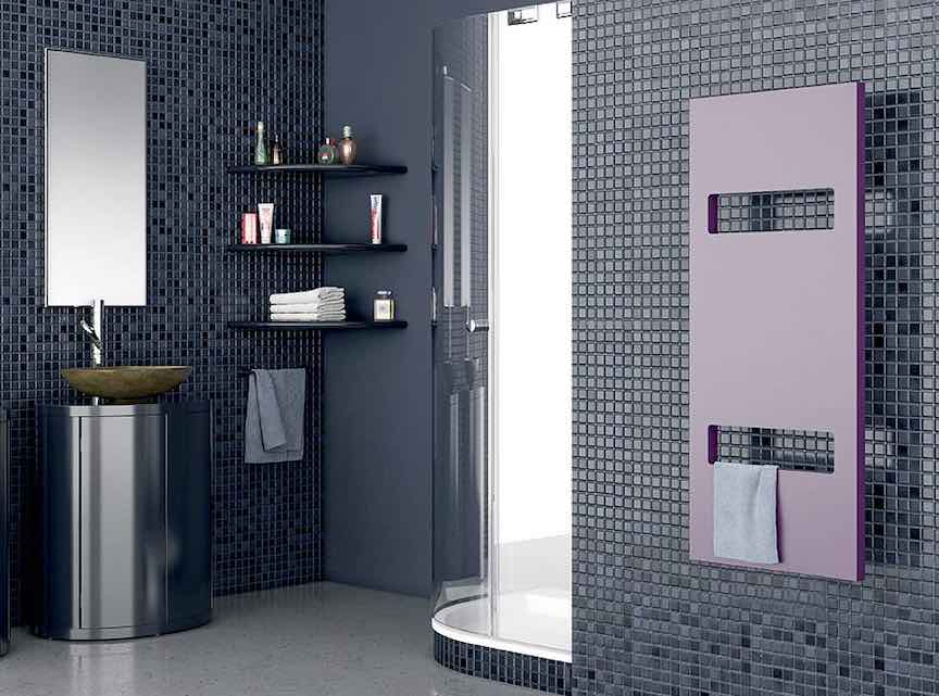 multifunctional radiators that make the most of a small bathroom